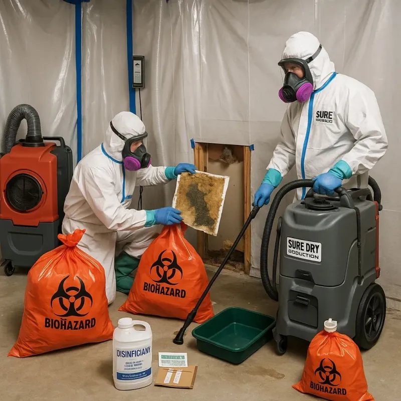 Contaminated Water Handling Protocols process in Midway, LA